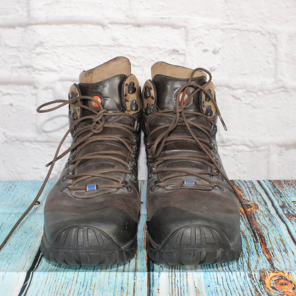 Merrell Perimeter Gore-Tex Brown Leather Vibram Sole Hiking Boot Size 14 - Picture 4 of 8